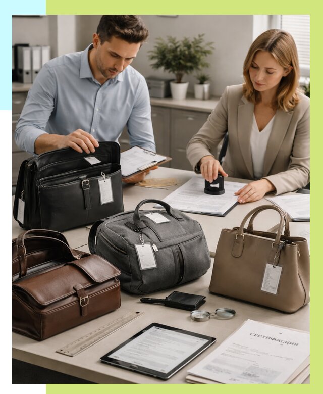 Сертификация сумок в Старом Осколе от 7588 руб. | Алешин-Срк