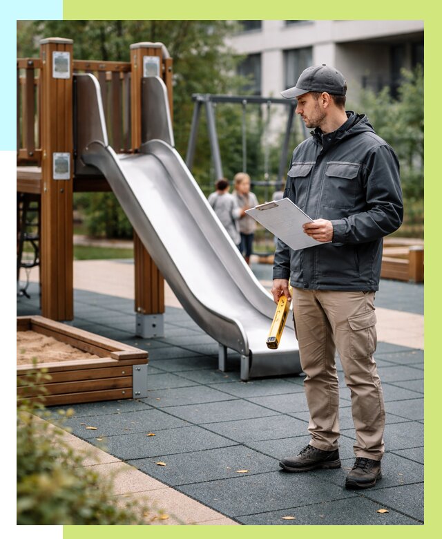 Сертификация детских площадок в Старом Осколе от 25293 р. | Алешин-Срк