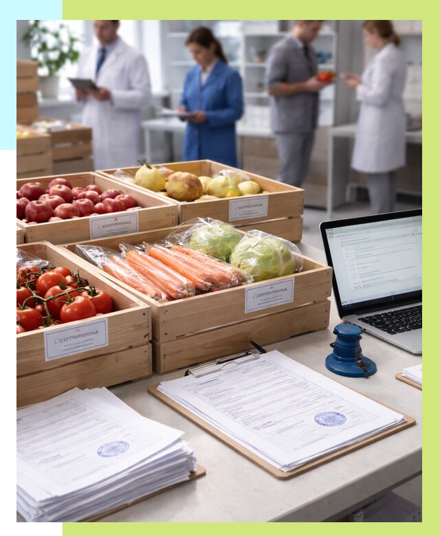 Сертификация овощей и фруктов в Старом Осколе от 8599 р. | Алешин-Срк
