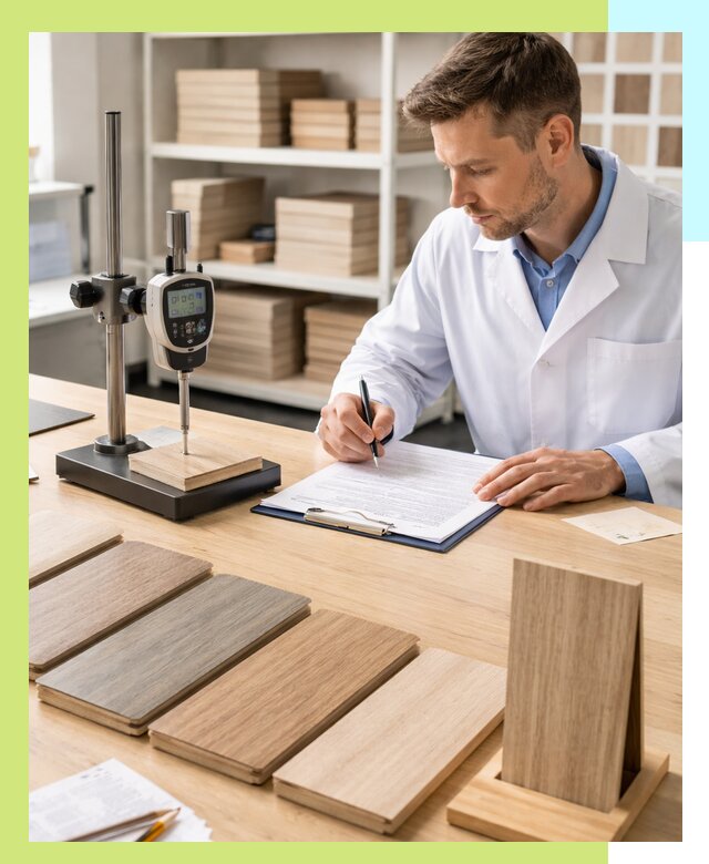 Сертификация ламината с испытаниями и оформлением документов в Старом Осколе