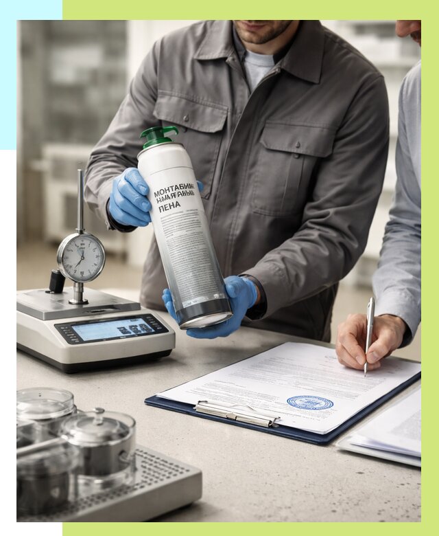 Сертификация монтажной пены в Старом Осколе от 15176 р. | Алешин-Срк