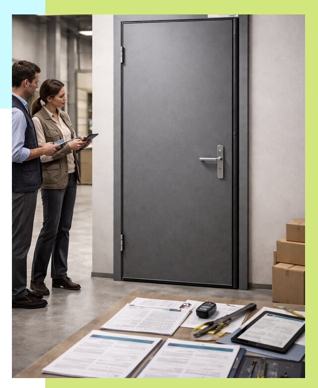 Сертификация противопожарных дверей в Старом Осколе от 9105 р. | Алешин-Срк