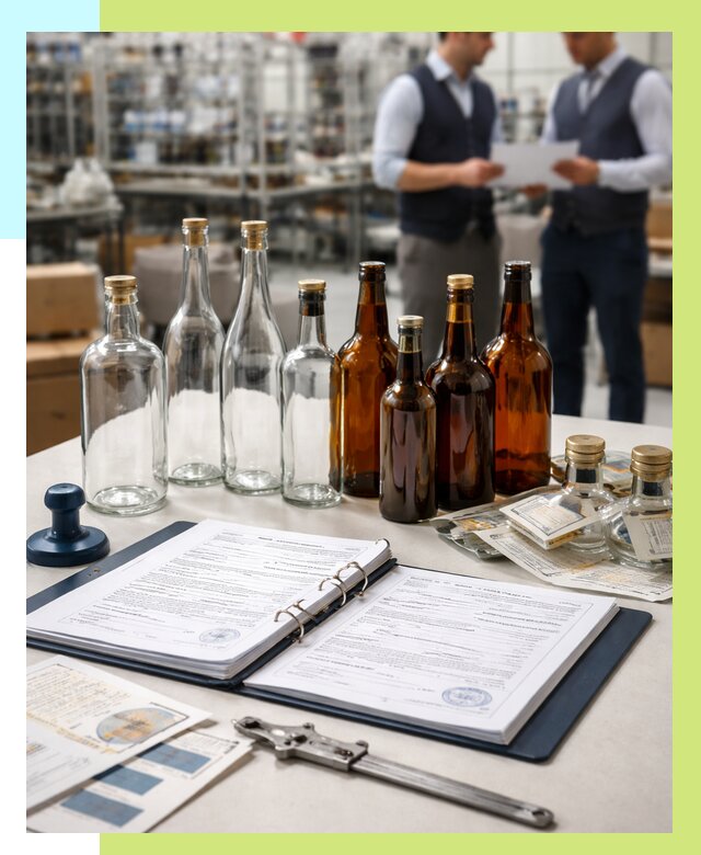 Сертификация стеклянных бутылок в Старом Осколе от 25293 р. | Алешин-Срк