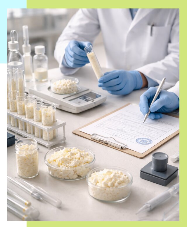 Сертификация творога в Старом Осколе от 12140 р. под ключ | Алешин-Срк