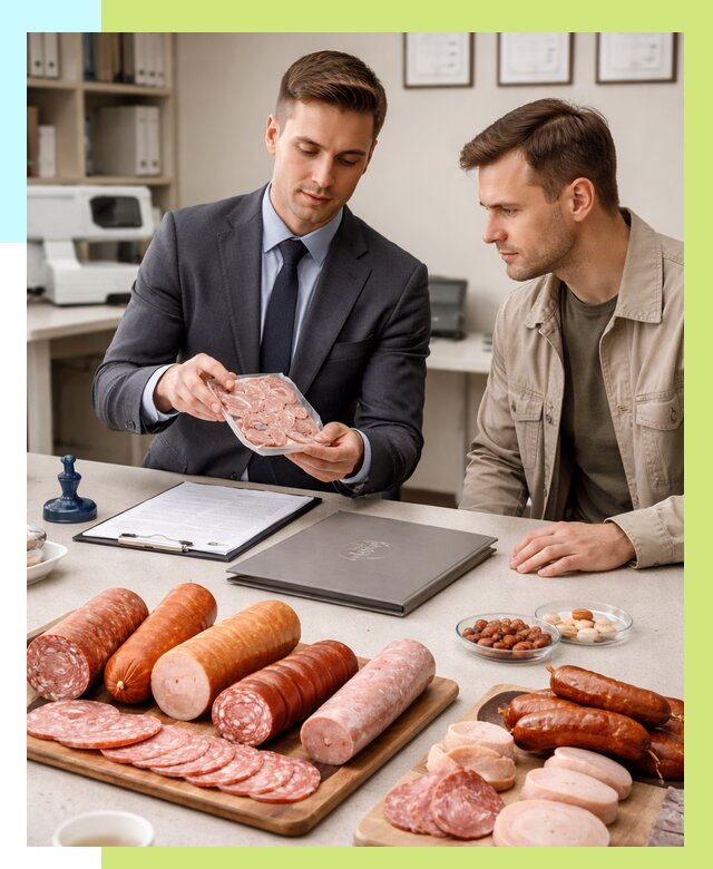 Сертификация колбасных изделий в Старом Осколе от 7588 р. | Алешин-Срк