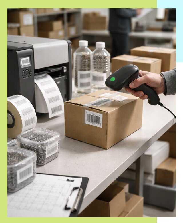 Штрихкодирование продукции и маркировка для продажи в Старом Осколе