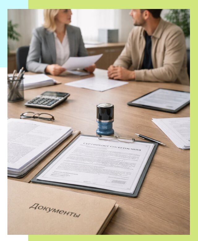 Сертификат соответствия на продукцию в Старом Осколе от 15176 р.|Алешин-Срк