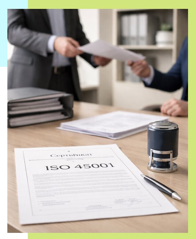 Сертификат ISO 45001 в Старом Осколе под ключ от 45527 р. | Алешин-Срк
