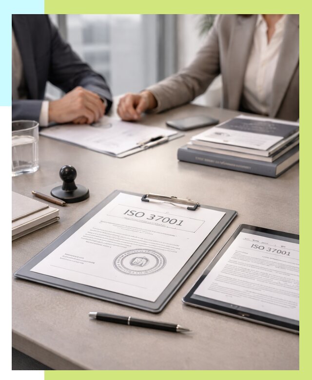 Сертификат ISO 37001 в Старом Осколе оформить от 121404 р. Алешин-Срк